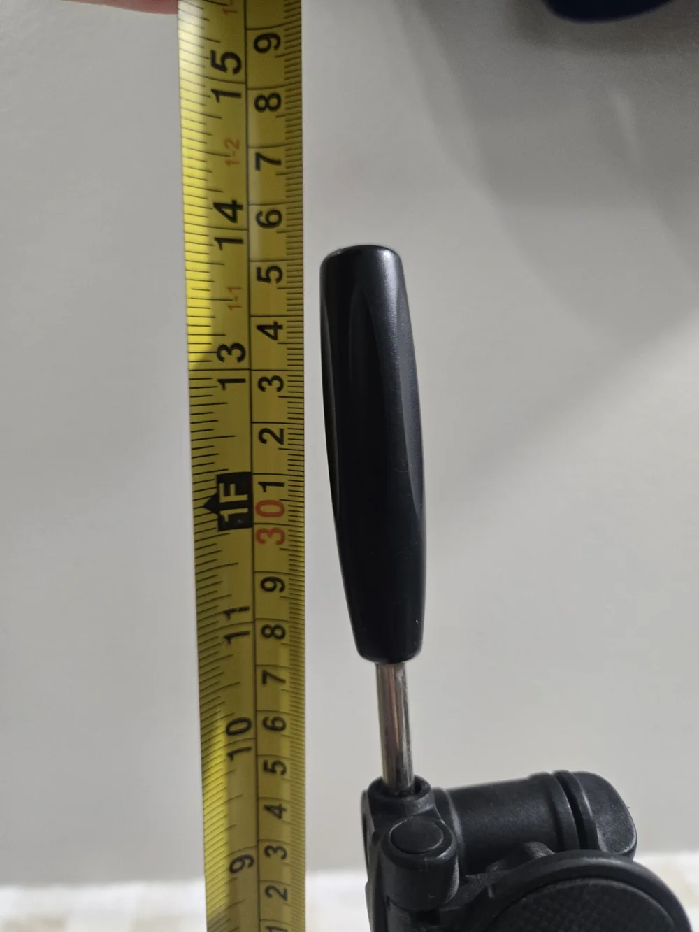 Compact Black Camera Tripod with Adjustable Head
